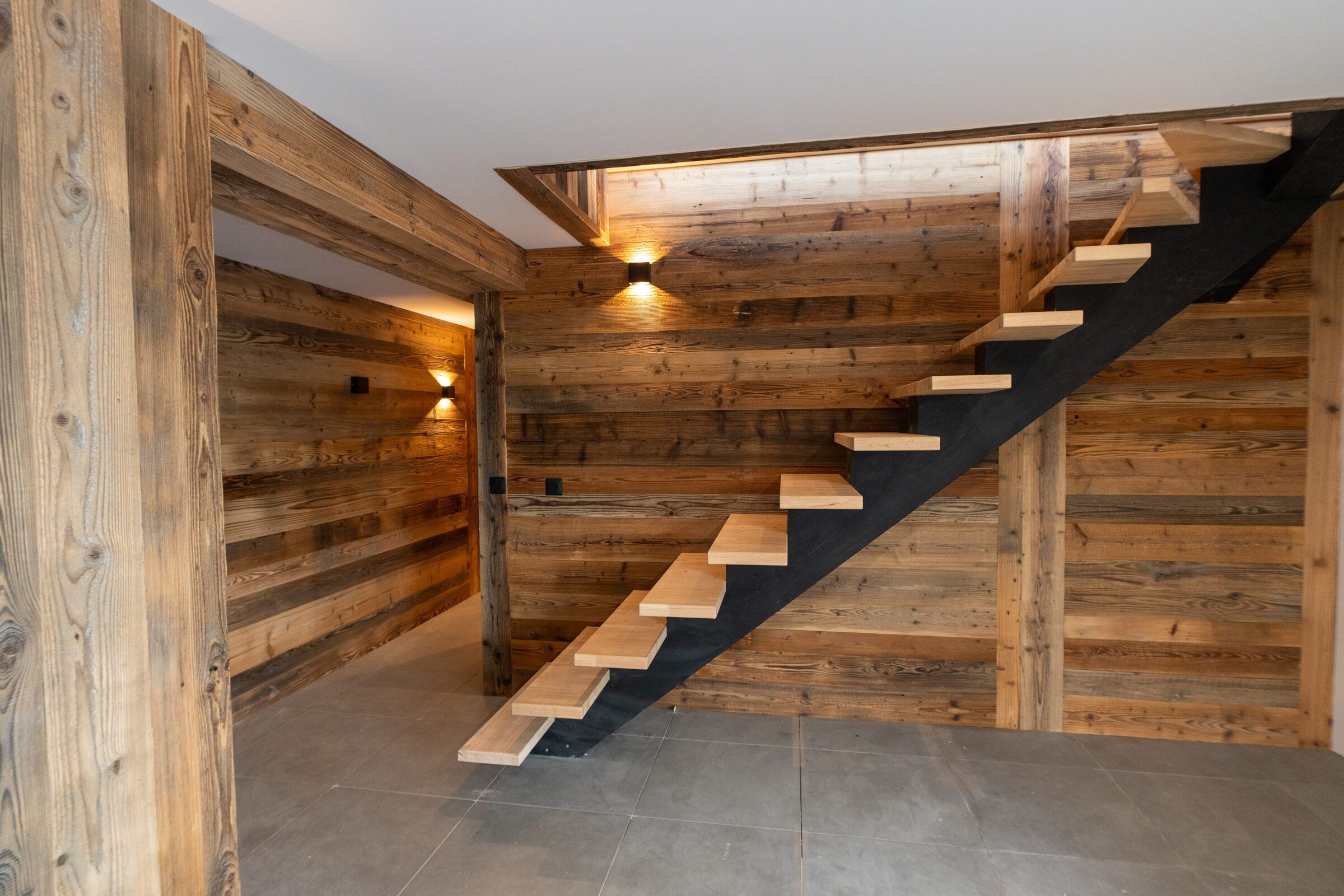 Escalier en bois